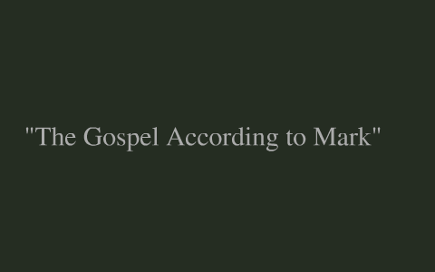 the gospel according to mark jorge luis borges shmoop