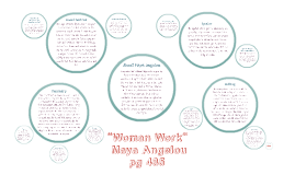 Woman Work By Maya Angelou By Maggie Kent