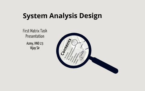 System Analysis Design by Azmy Hanifa on Prezi