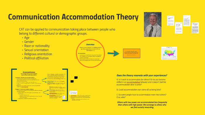 Communication Accommodation Theory By Kristina Wenzel Egan 