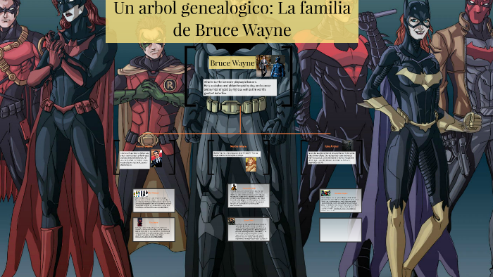 Un arbol genealogico: La familia de Bruce Wayne by Malachi Johnson on Prezi  Next