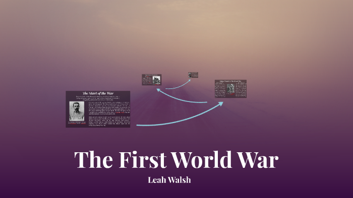 The First World War by Leah Walsh on Prezi