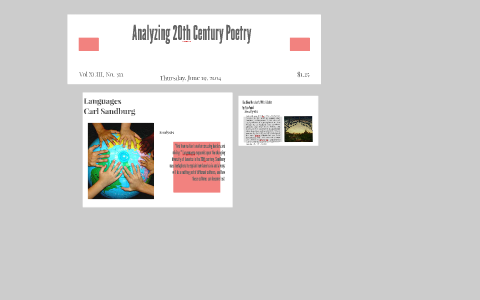 Analyzing 20th Century Poetry by Amani Mosley on Prezi