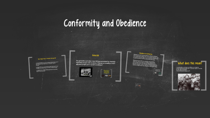 Conformity and Obedience by Harmony Newman on Prezi