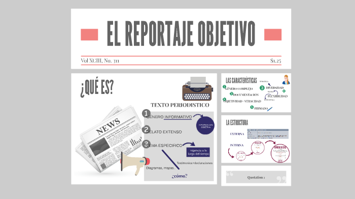 El Reportaje Es Objetivo O Subjetivo