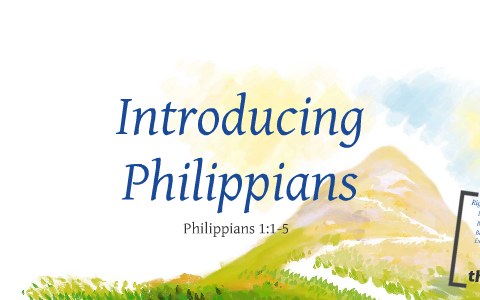 Introduction to Philippians by Stephen Johns on Prezi