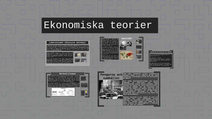 Nationalekonomiska Teorier By Josefine Arlesten On Prezi