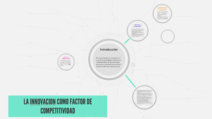 LA INNOVACION COMO FACTOR DE COMPETITIVIDAD By Ángel Jesús Pérez On Prezi