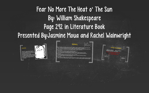 fear no more shakespeare