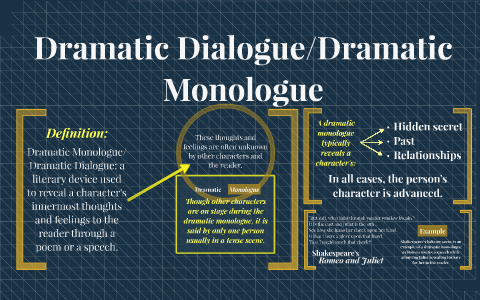 monologue dramatic dialogue