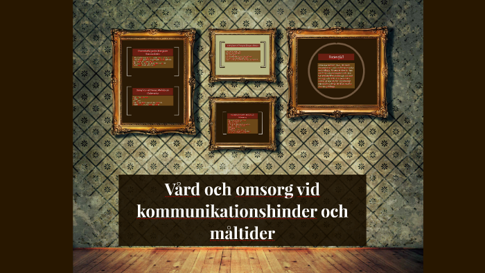 Kommunikationshinder demens