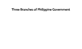 essay about the three branches of philippine government