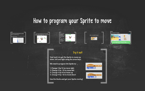 How to code your Sprite to move with the Keys by Emma Faulkner
