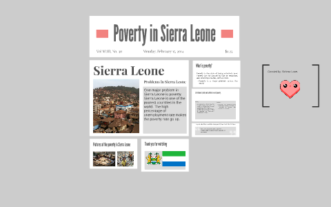 essay on poverty in sierra leone