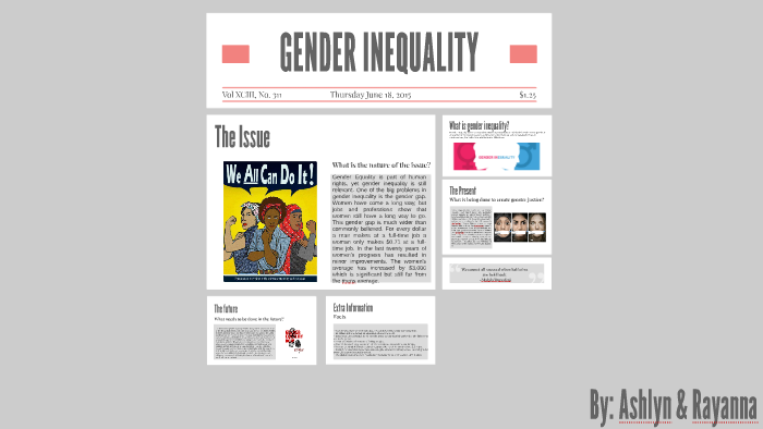 GENDER EQUALITY by K M on Prezi