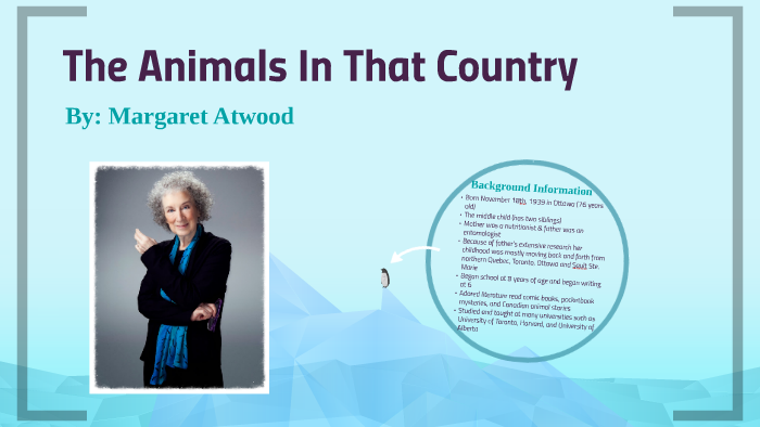 The Animals In That Country by Komayl Jawadi