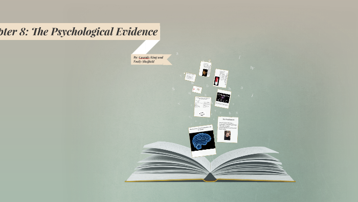 Chapter 8: The Psychological Evidence by Emily Sheffield