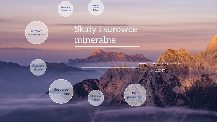 Skały i surowce mineralne by basia maciejewska on Prezi