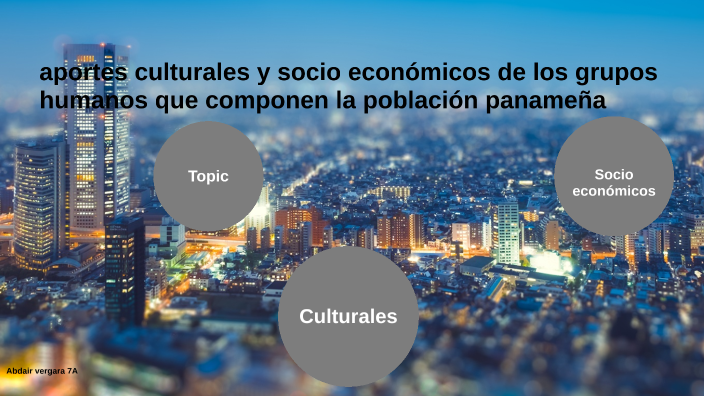 Aportes Culturales Y Socio Económicos De Los Grupos Humanos Que Componen La Población Panameña 6687