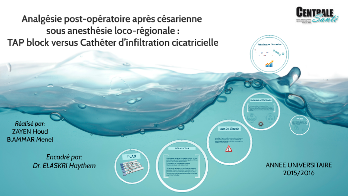 Analgesie Post Operatoire Apres Cesarienne Sous Anesthesie Loco Regionale Tap Block Versus Catheter D Infiltration Cicatricielle By Menel Ben Ammar