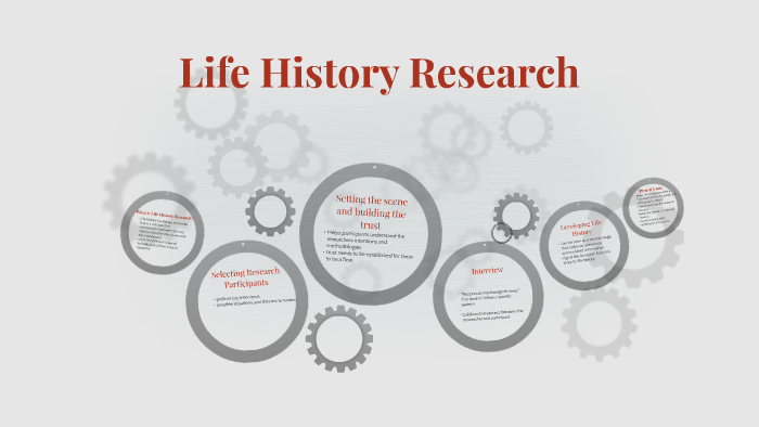 what is life history research