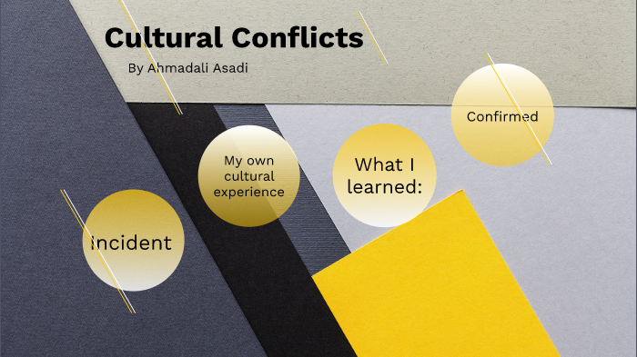 different types of cultural conflicts