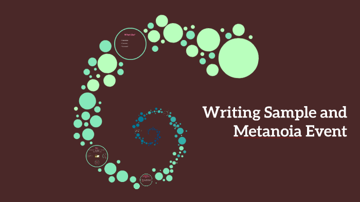 metanoia creative writing for therapeutic purposes