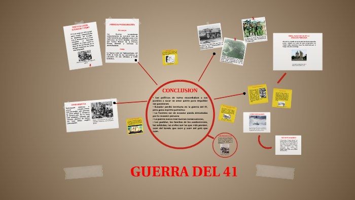 GUERRA DEL 41 by Damarys Belén on Prezi