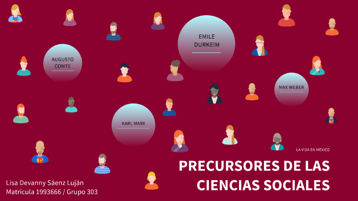 Precursores de las Ciencias Sociales by Lisa Sáenz on