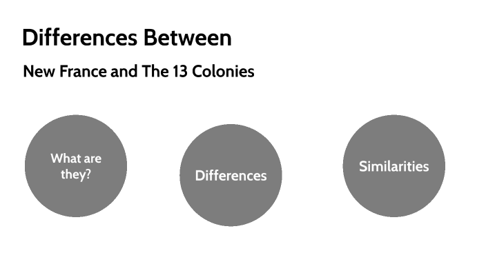 Differences Between New France and the 13 Colonies by Alexander Yue on ...