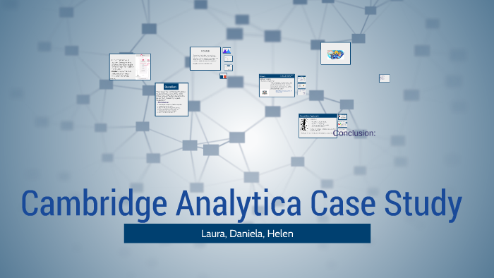 case study of cambridge analytica