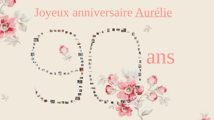 Un Joyeux Anniversaire A Aurelie By Mathilde Routeau