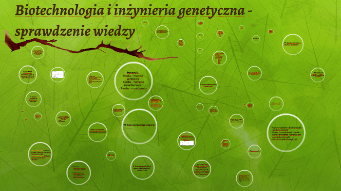 Biotechnologia i inżynieria genetyczna by Weronika Koźma on Prezi