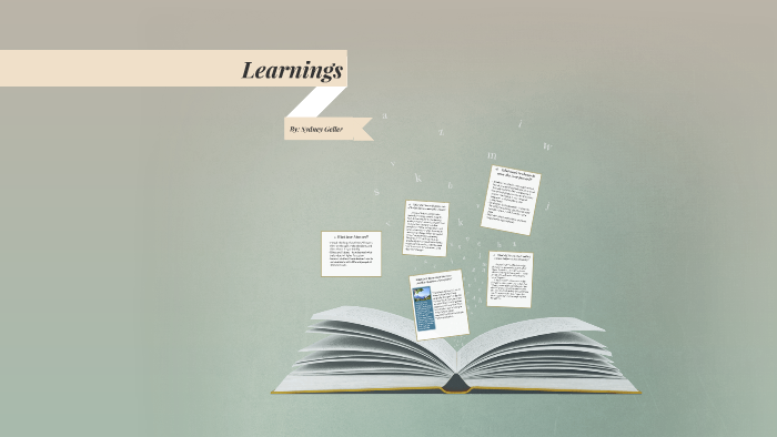 Learnings by on Prezi