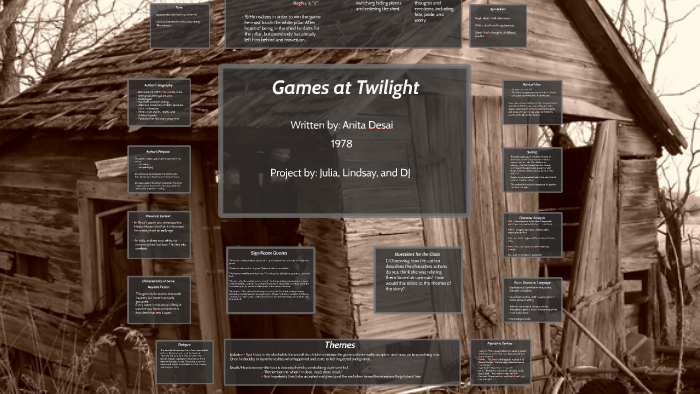games at twilight story
