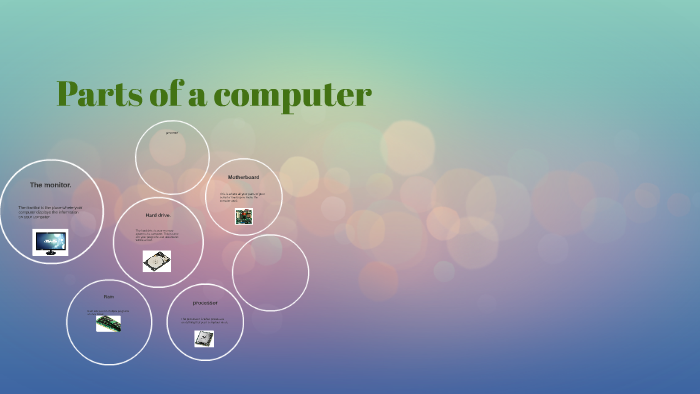 Parts of a computer by chris shelley on Prezi