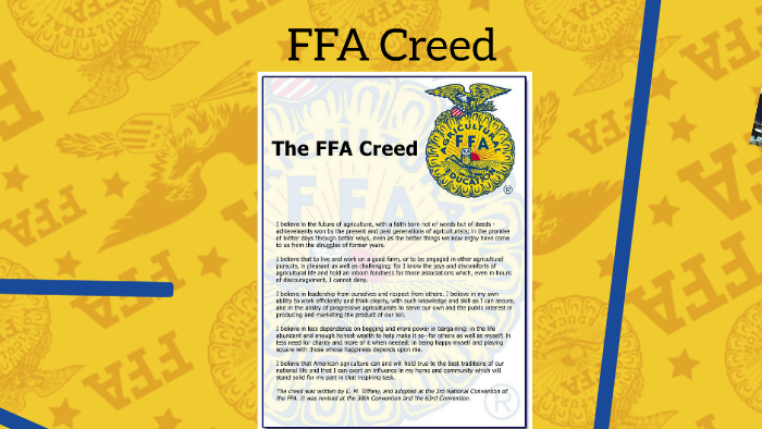 FFA Creed by marili cuna on Prezi