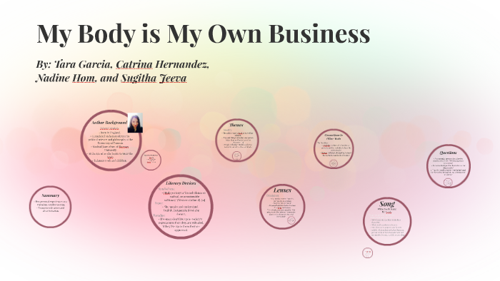 thesis of my body is my own business