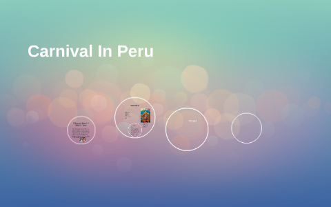 Carnival In Peru By Amidayne Nelsen