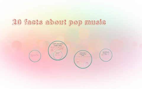 20 facts about pop music by Connor Smith