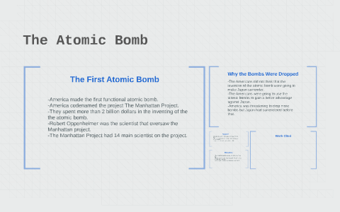 The Atomic Bomb by Roy Cerda on Prezi