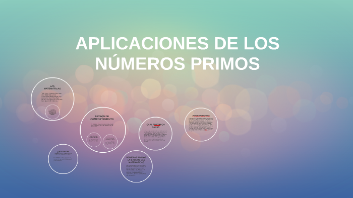 APLICACIONES DE LOS NÚMEROS PRIMOS by Frank Johan Ceballos Londoño on Prezi