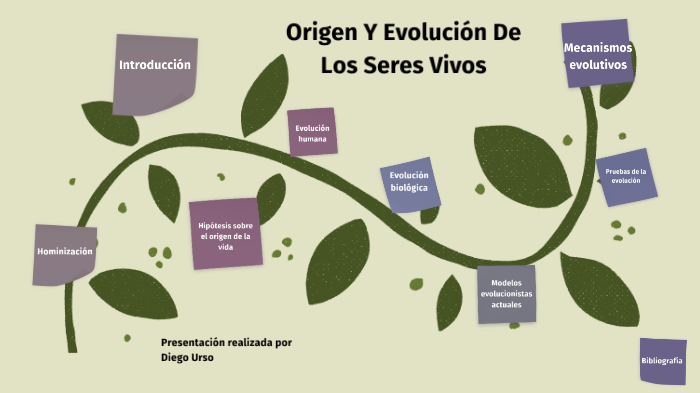 Diego Urso - Origen Y Evolución De Los Seres Vivos by Diego Urso