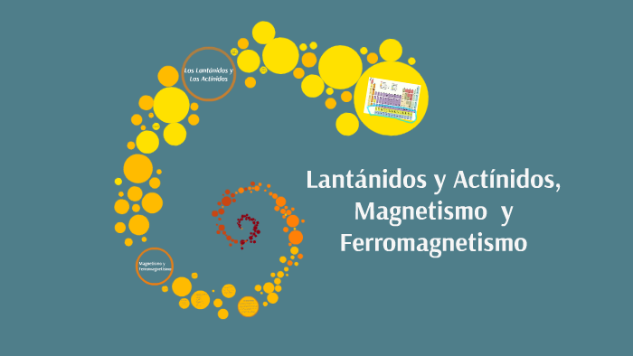 Lantanidos Y Actinidos By Loreydi Vargas On Prezi