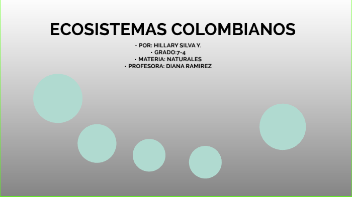 ECOSISTEMAS COLOMBIANOS by suga con swag on Prezi