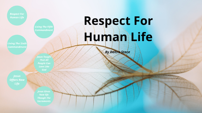 Respect For Human Life By Deltra Stace 6696