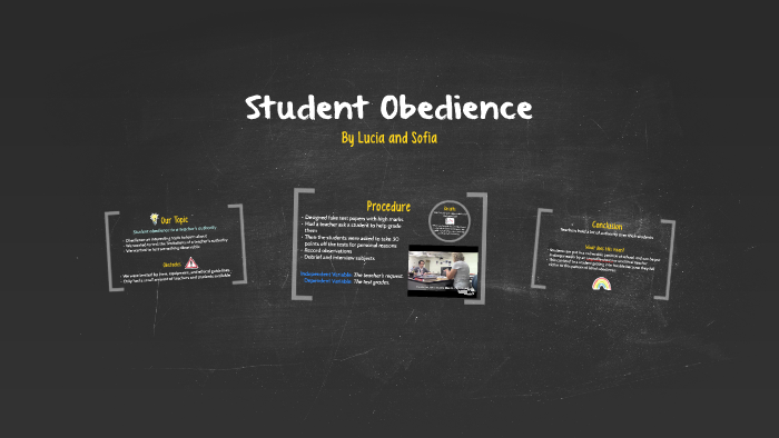 Student Obedience by Luna Valisena