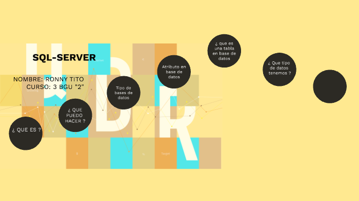 SQL-SERVER by Ronny Tito on Prezi