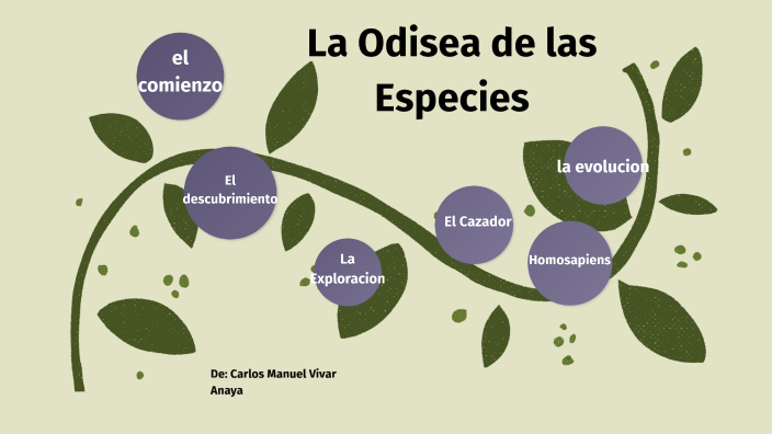 La Odisea De La Especie Ensayo