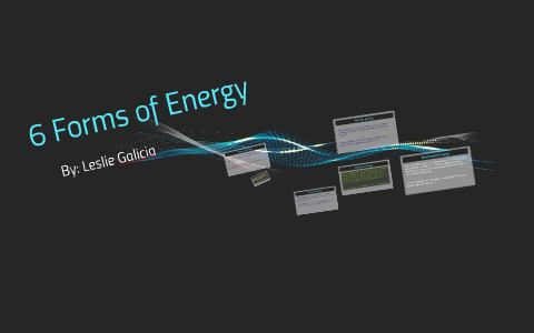 6 Forms of Energy by Leslie Garcia on Prezi